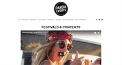 Desktop Screenshot of panda-events.com